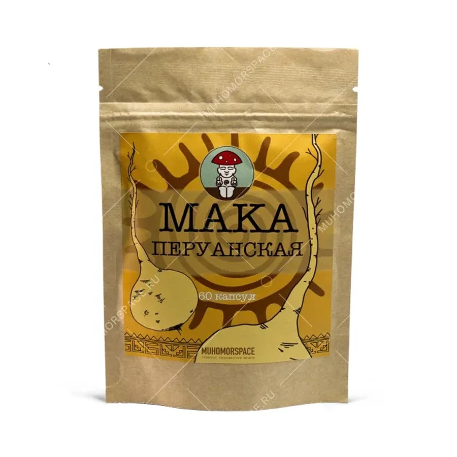 Упаковка перуанской маки, 60 капсул